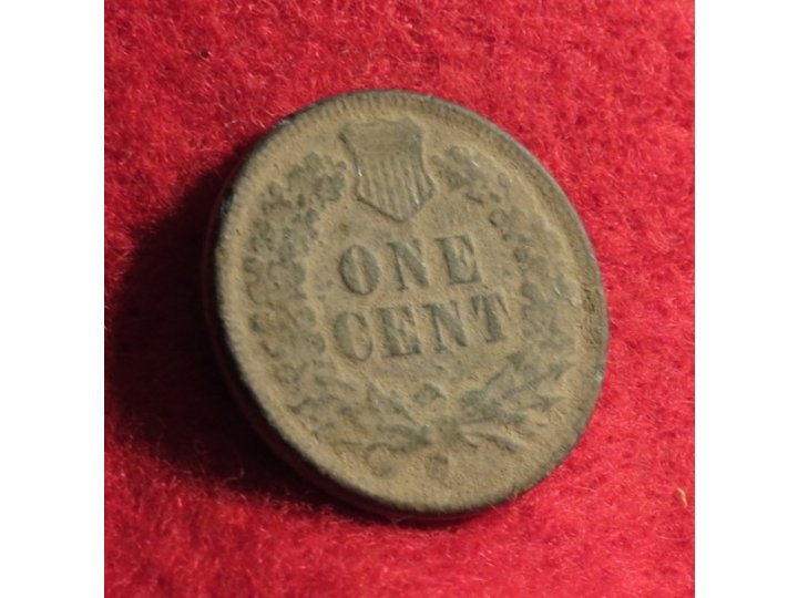 Indian Head Cent Dated 1898