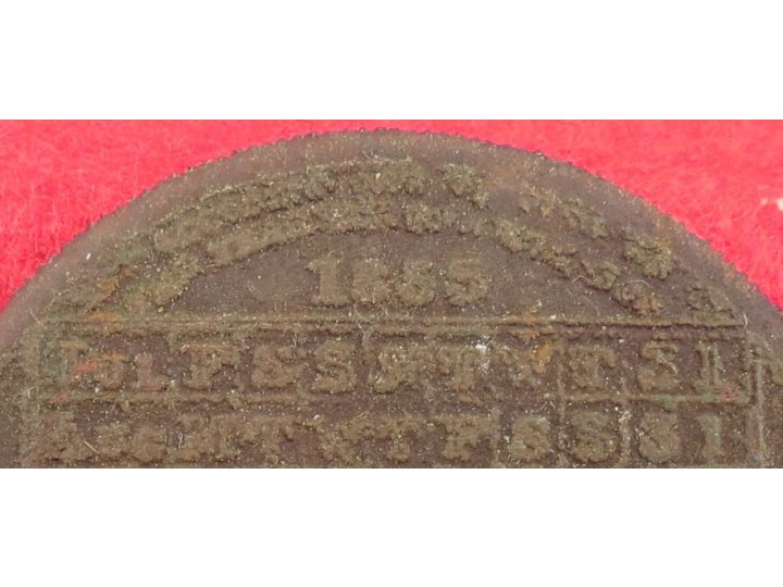 Calendar Pocket Disc 1853 - 1854