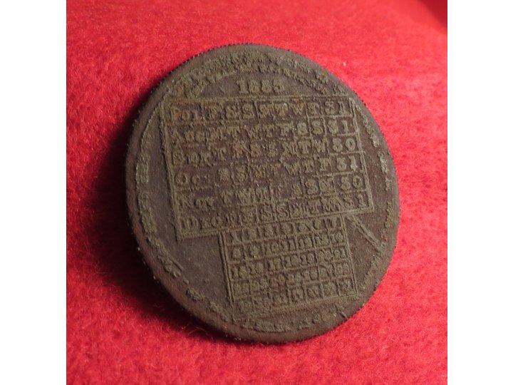 Calendar Pocket Disc 1853 - 1854
