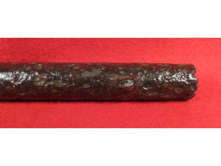 Exploded Musket Barrel - Muzzle Portion