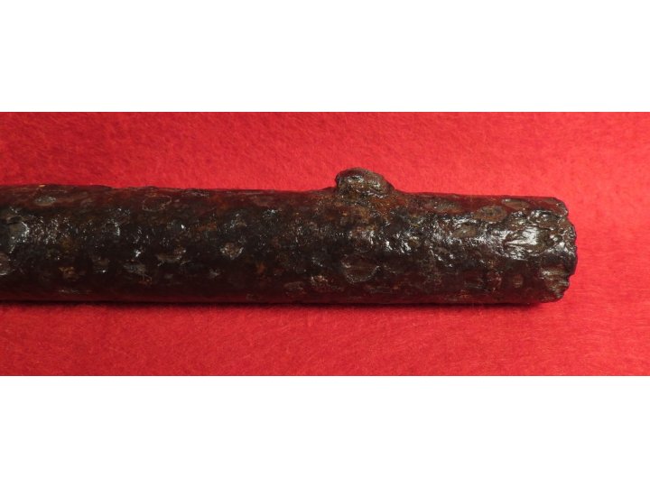 Exploded Musket Barrel - Muzzle Portion