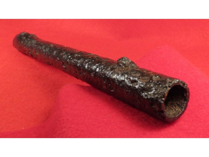 Exploded Musket Barrel - Muzzle Portion