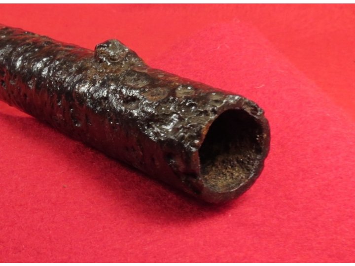 Exploded Musket Barrel - Muzzle Portion