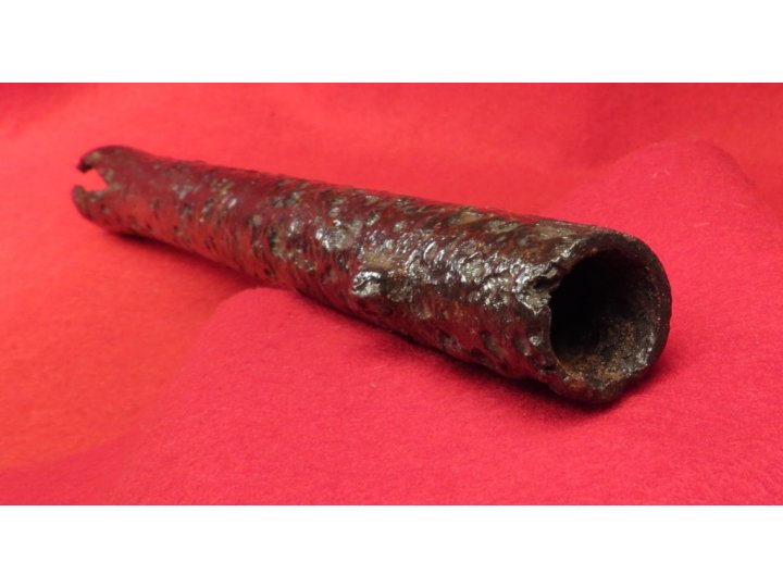 Exploded Musket Barrel - Muzzle Portion