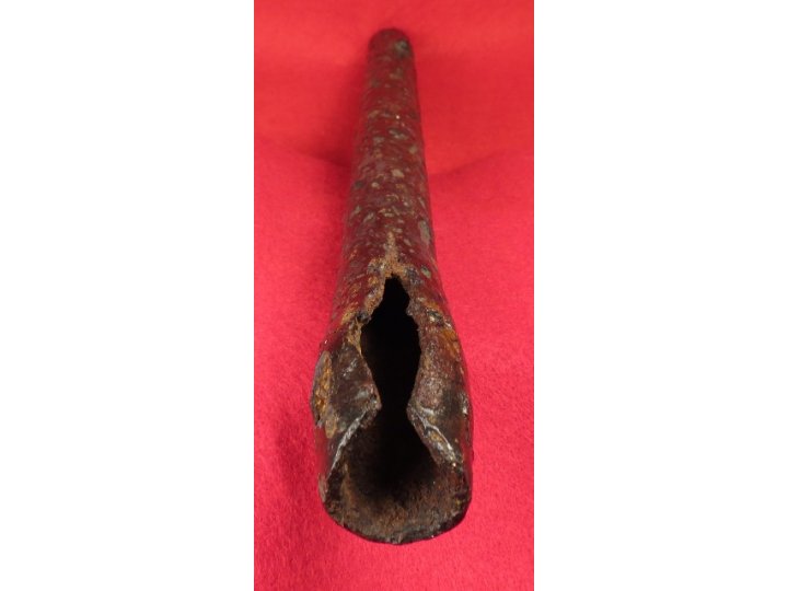 Exploded Musket Barrel - Muzzle Portion