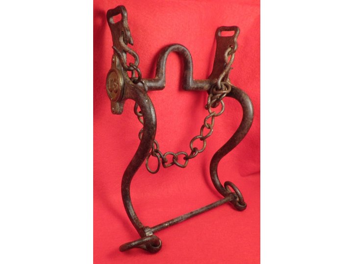 Model 1859 Cavalry Horse Curb Bit with "US" Bosses