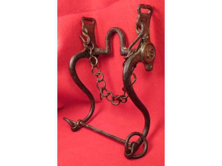 Model 1859 Cavalry Horse Curb Bit with "US" Bosses