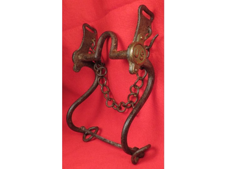 Model 1859 Cavalry Horse Curb Bit with "US" Bosses