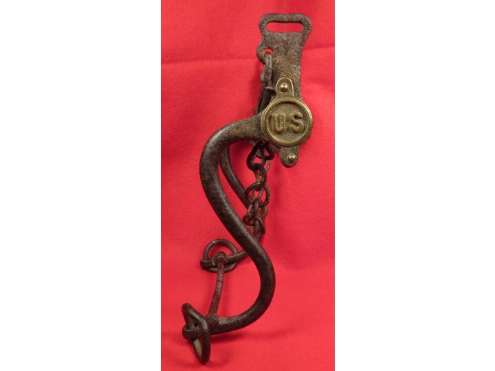 Model 1859 Cavalry Horse Curb Bit with "US" Bosses