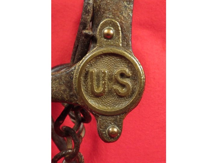 Model 1859 Cavalry Horse Curb Bit with "US" Bosses