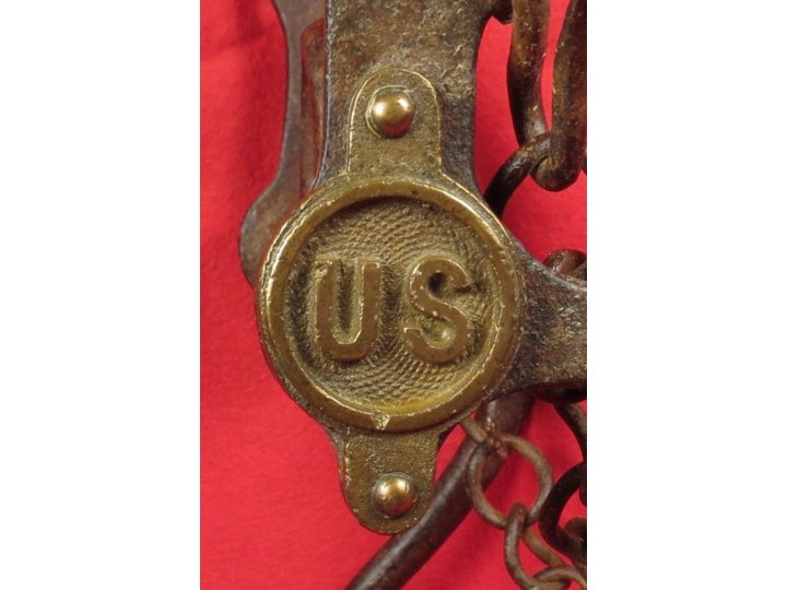 Model 1859 Cavalry Horse Curb Bit with "US" Bosses