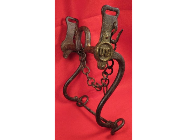 Model 1859 Cavalry Horse Curb Bit with "US" Bosses