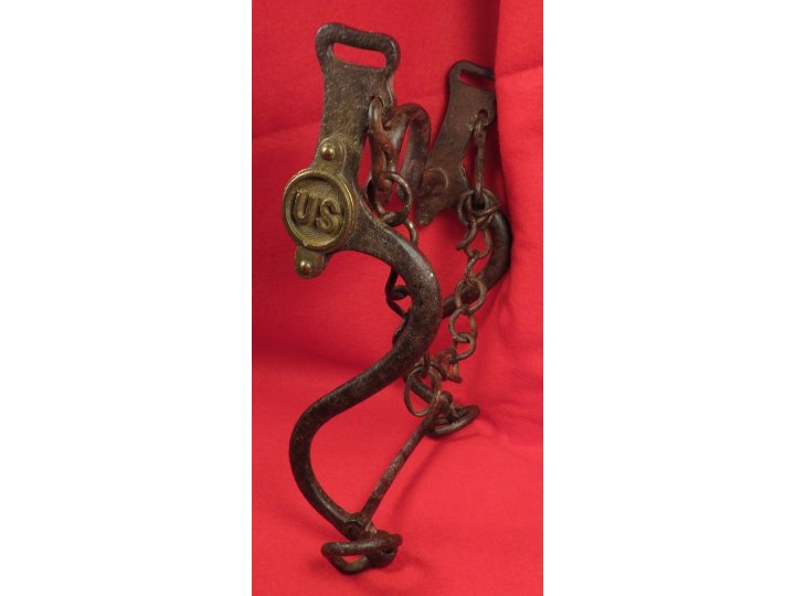 Model 1859 Cavalry Horse Curb Bit with "US" Bosses