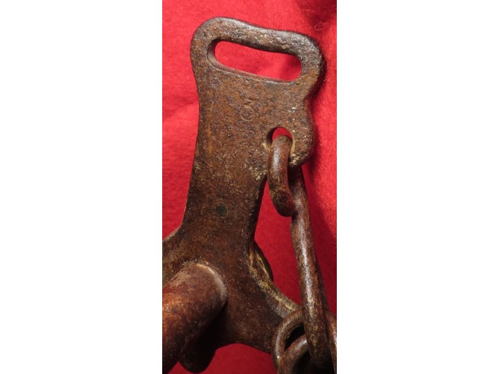 Model 1859 Cavalry Horse Curb Bit with "US" Bosses