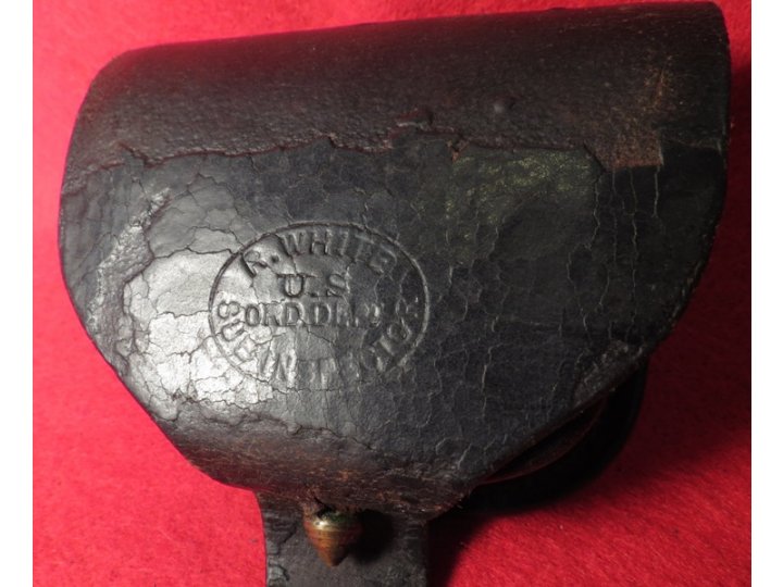 US Model 1864 Percussion Cap Box - Manufacturer and Inspector Marked