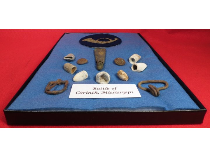 Excavated Civil War Relics - Corinth, Mississippi