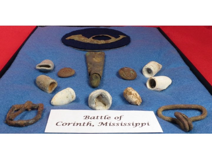 Excavated Civil War Relics - Corinth, Mississippi