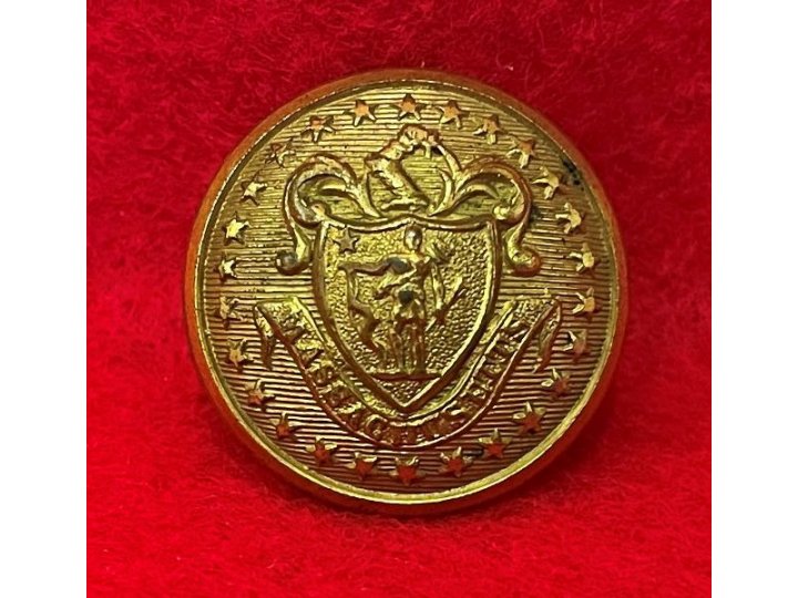 Pre-Civil War Massachusetts Militia Coat Button