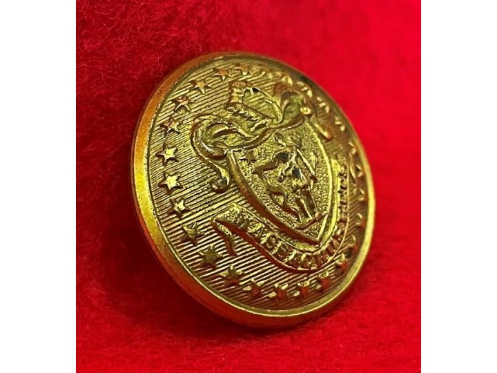 Pre-Civil War Massachusetts Militia Coat Button