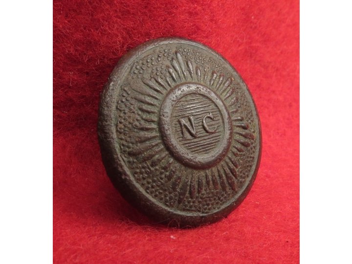 North Carolina "Sunburst" Coat Button