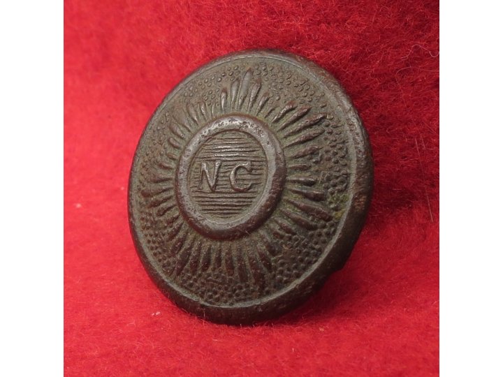 North Carolina "Sunburst" Coat Button