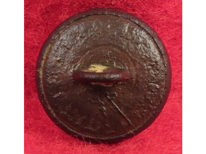 Confederate "Script" Cavalry Cuff Button