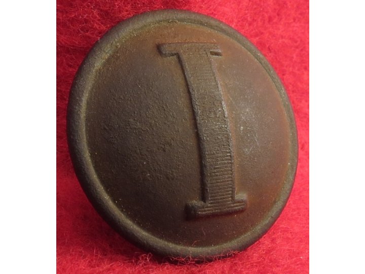 Confederate Lined Infantry Coat Button