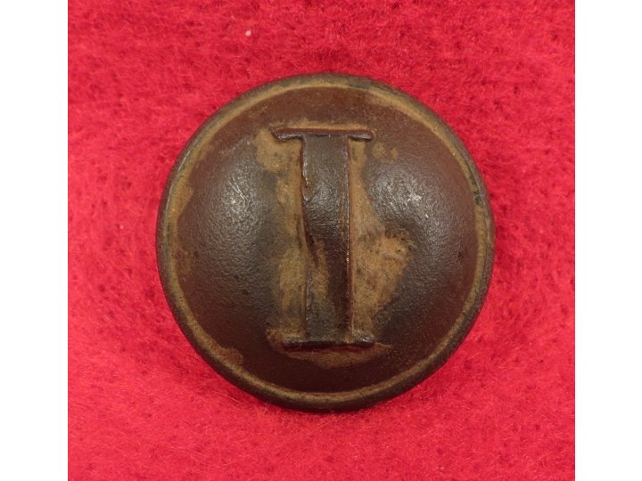 Confederate Infantry Coat Button - Stippled "I"