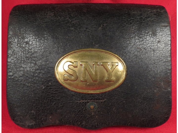 ON SALE - Pattern 1864 State of New York Militia Cartridge Box