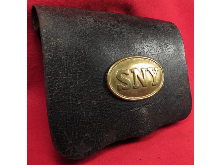 ON SALE - Pattern 1864 State of New York Militia Cartridge Box
