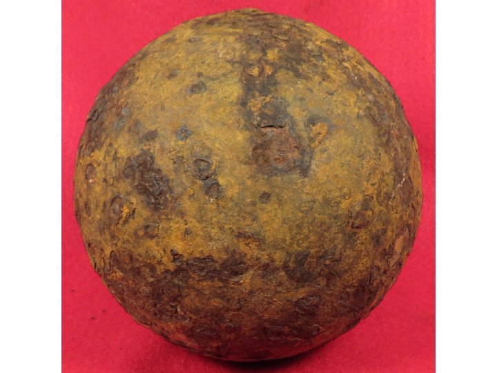 12 Pounder Solid Shot Cannonball