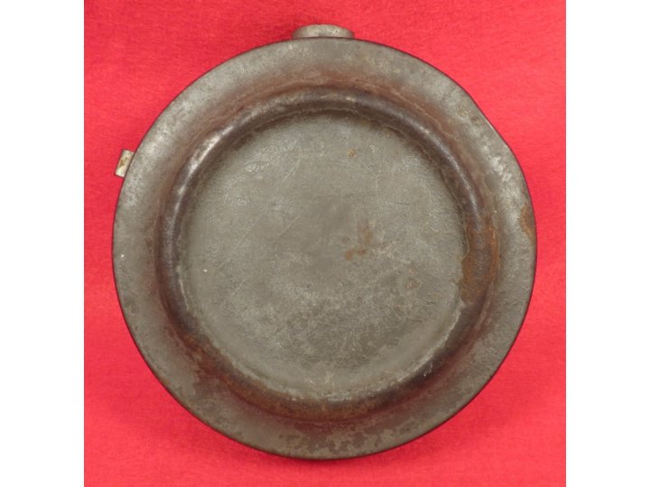Confederate Tin Drum Canteen - Etched Initials