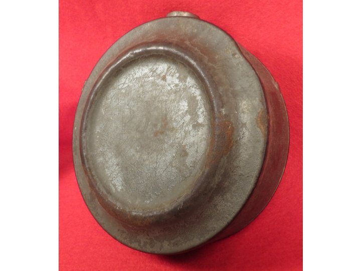 Confederate Tin Drum Canteen - Etched Initials