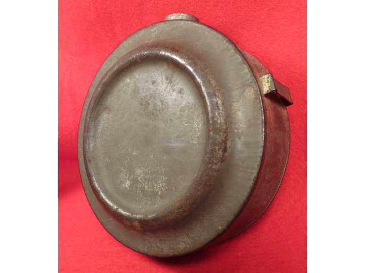 Confederate Tin Drum Canteen - Etched Initials