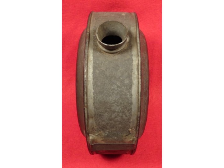 Confederate Tin Drum Canteen - Etched Initials