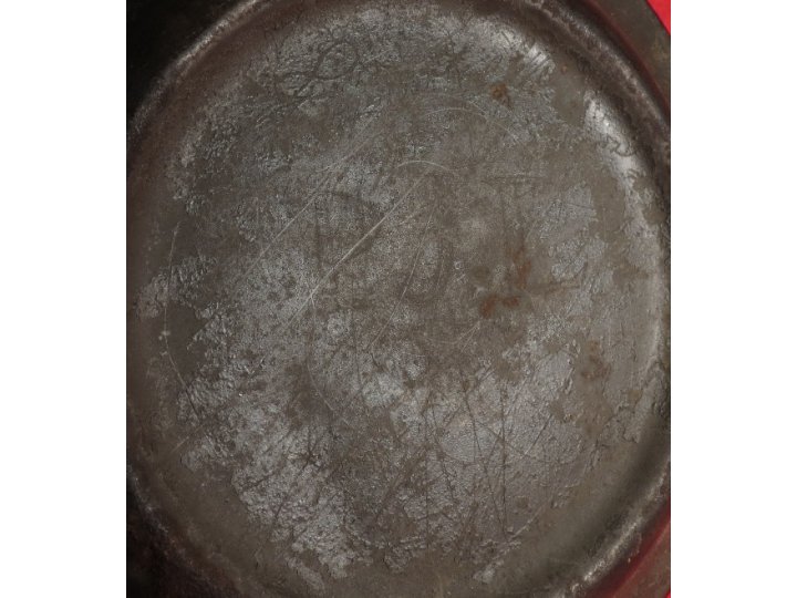 Confederate Tin Drum Canteen - Etched Initials