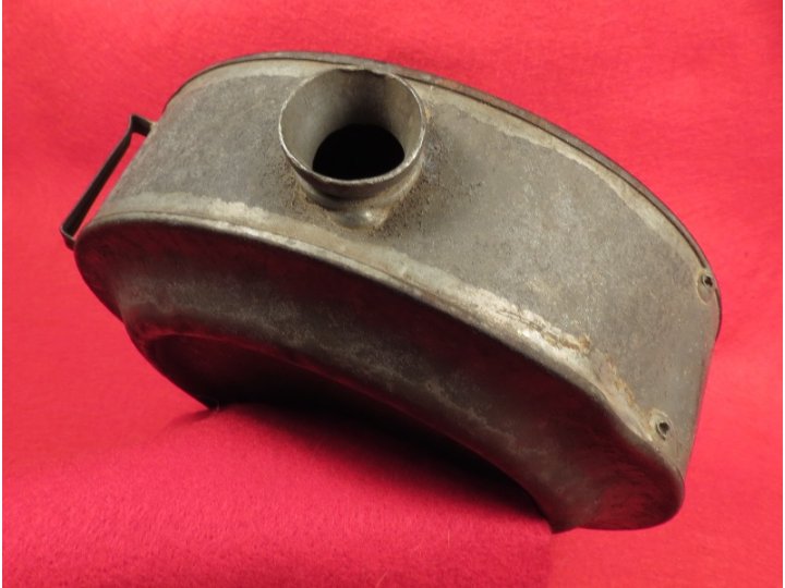 Confederate Tin Drum Canteen - Etched Initials