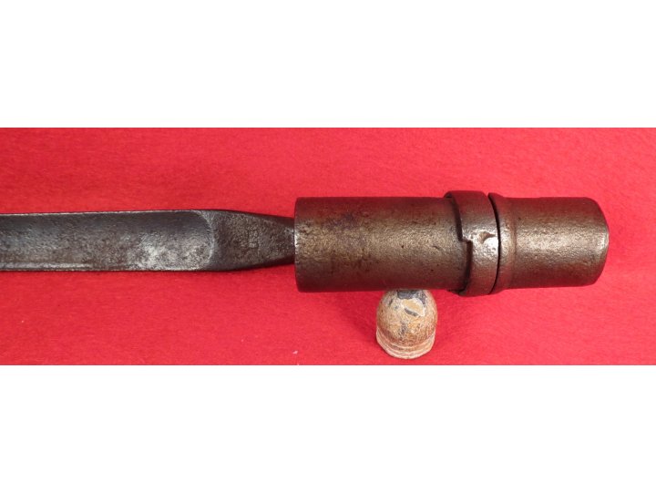 .58 Caliber US Model 1855 Socket Bayonet - Marked "US"