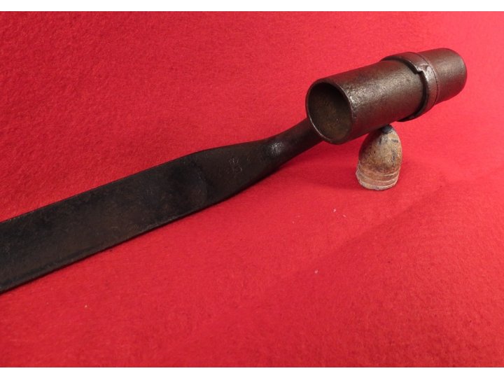 .58 Caliber US Model 1855 Socket Bayonet - Marked "US"