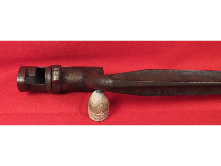 .58 Caliber US Model 1855 Socket Bayonet - Marked "US"