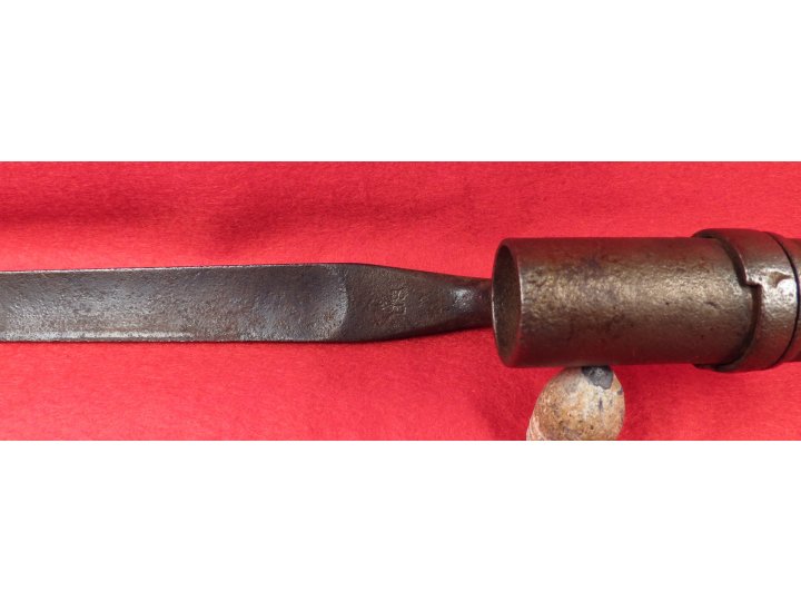 .58 Caliber US Model 1855 Socket Bayonet - Marked "US"