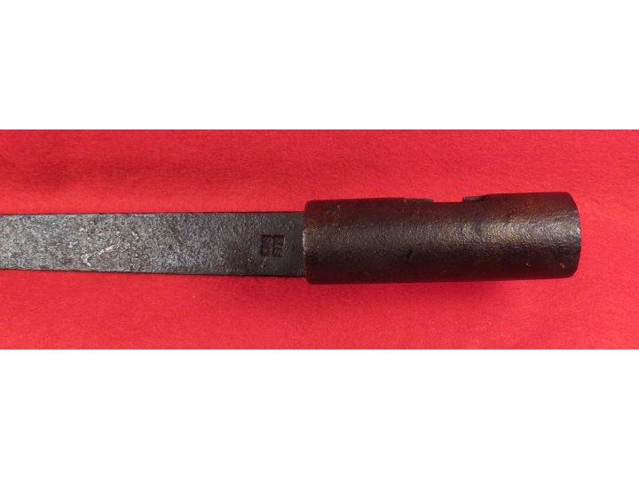 US Model 1819 Hall Rifle Bayonet - Marked "US" / "SN"