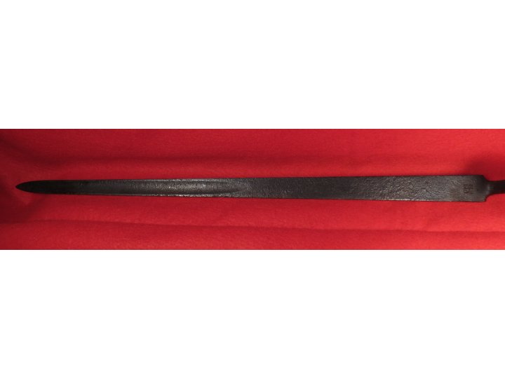 US Model 1819 Hall Rifle Bayonet - Marked "US" / "SN"