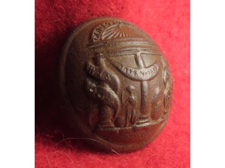 Georgia State Seal Coat Button