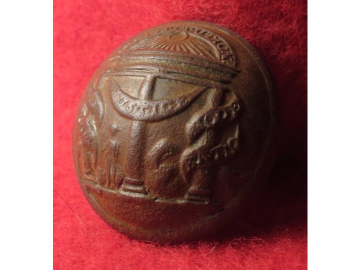 Georgia State Seal Coat Button