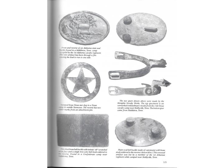 Civil War Relics of the Western Campaigns