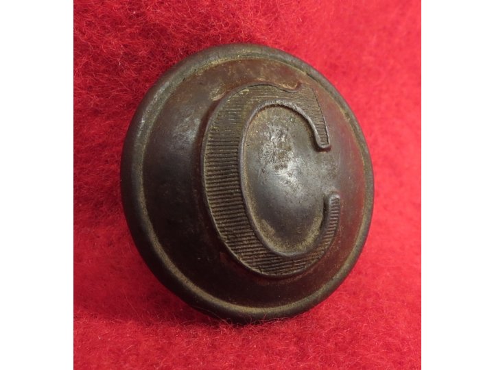 Confederate Cavalry Button - Lined "C"