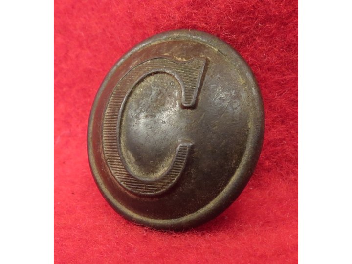 Confederate Cavalry Button - Lined "C"