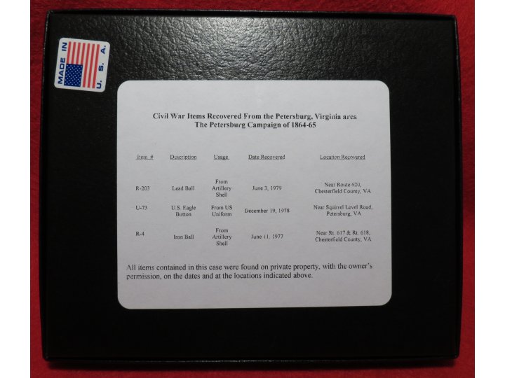 Civil War Relics - Petersburg, VA