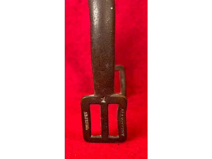 Federal US Cavalry Spur - Marked "Allegheny Arsenal" and "1"